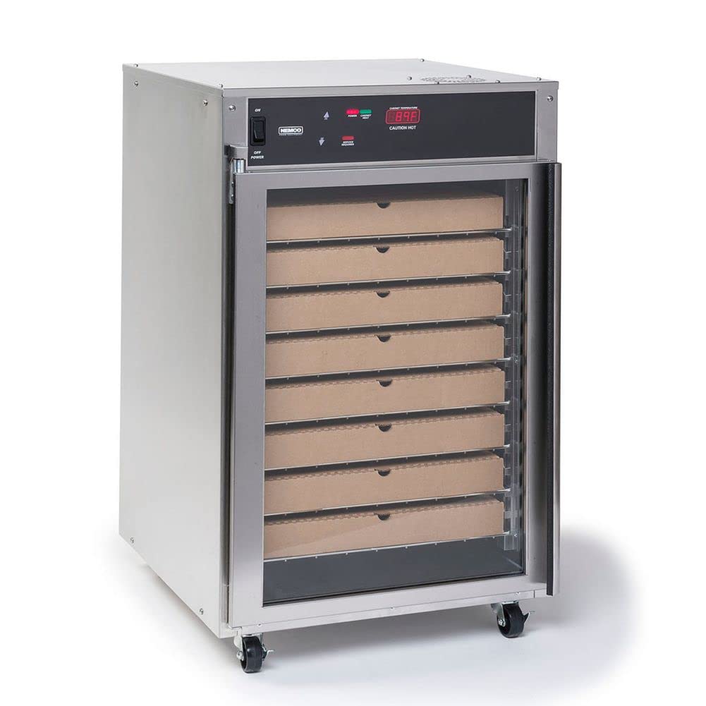 Nemco 6410 8 Rack Floor Model Pizza Holding Cabinet - 120V, 1230W
