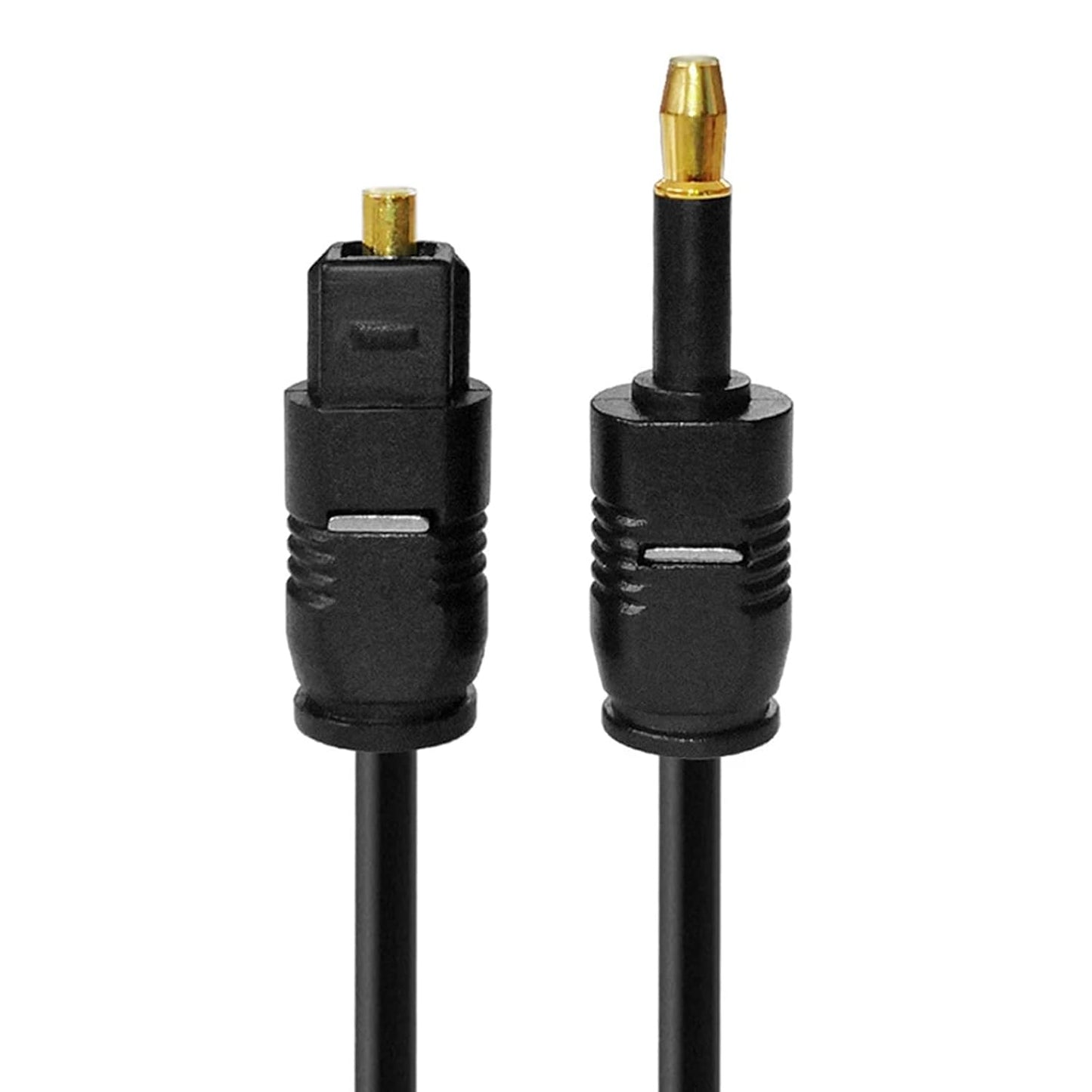 Diarypiece 3.5mm Toslink to Plug Digital Optical Audio Cable SPDIF Fiber Connector