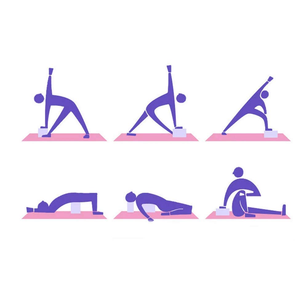 4 Pcs High Density EVA Foam Bricks Yoga Foam Exercise Blocks (4 Pcs)