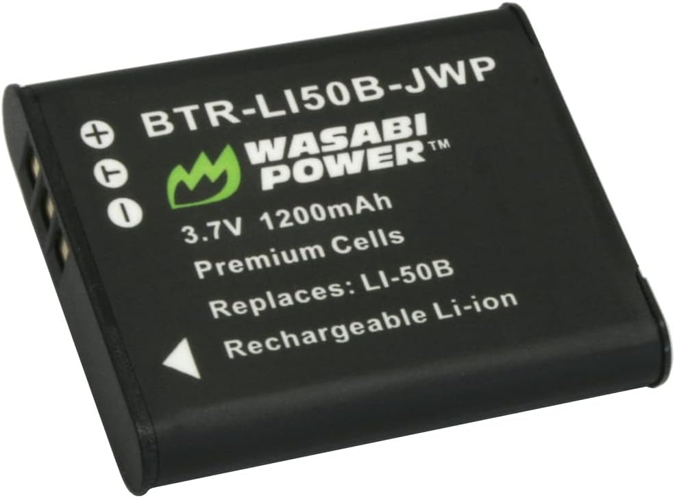 (2-Pack) D-LI92 I-10, RZ10, RZ18, WG-1, WG-1 WG-2, WG-2 WG-3, WG-3 WG-4, WG-4 WG-10, X70, WG-90 Wasabi Power Battery