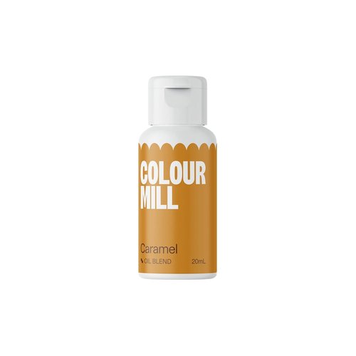 Colour Mill Oil-Based Food Coloring - Caramel Flavor, 20 Milliliters for Vibrant Baking