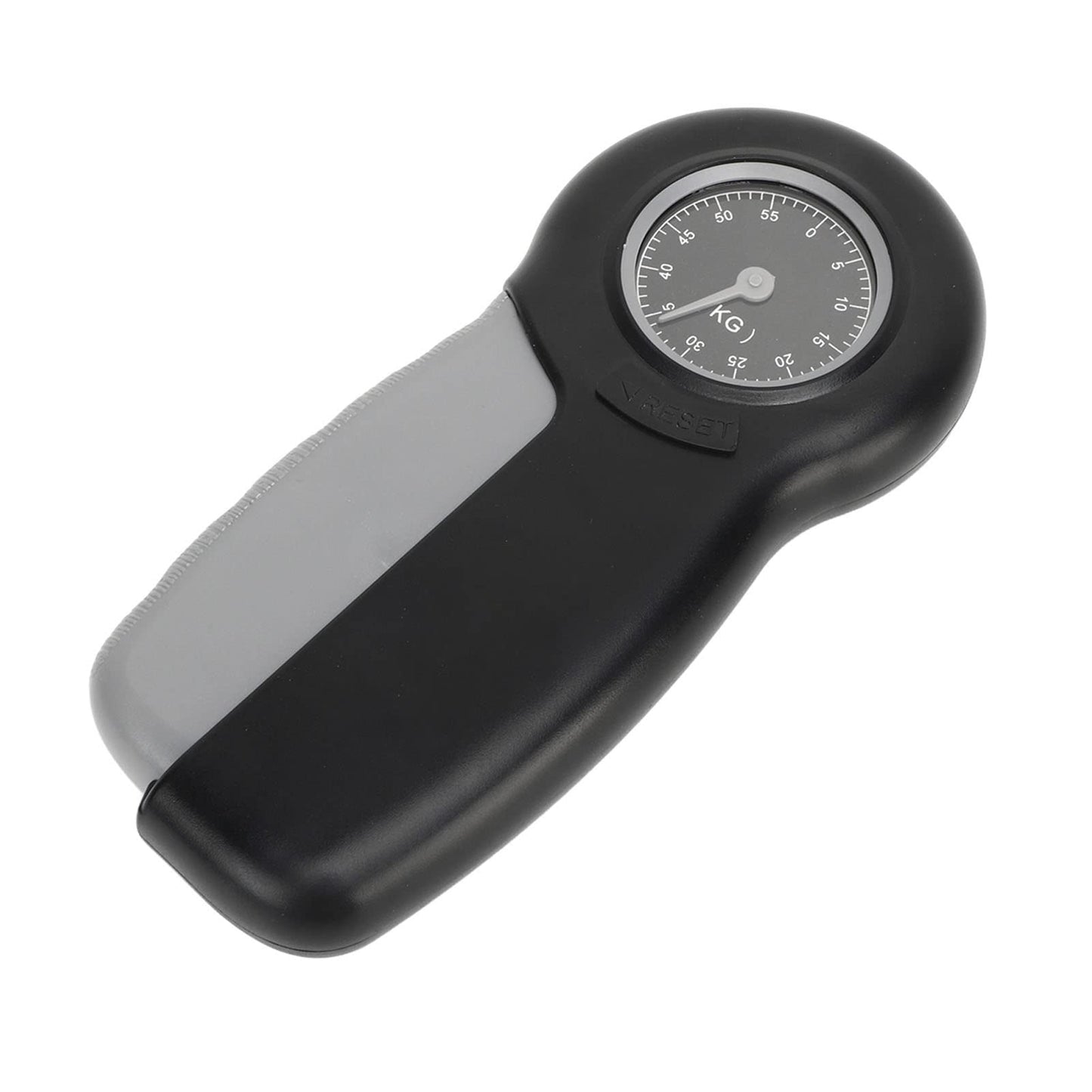 Hand Strengthener Grip Tester, Lightweight Portable ABS Hand Dynamometer for Measuring Grip Strength for Finger Trainer Wrist Strengthening Device Home Exercise (Gray Black)