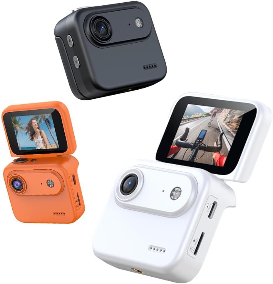 Generic 4K 143 800mAh (32G Multi-Functional Flip Screen Action Camera, HD Wide-Angle Optical Lens, Long Battery Life
