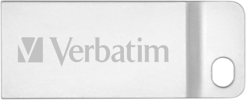 Verbatim 32GB 98749 Metal Executive USB Flash Drive - Silver