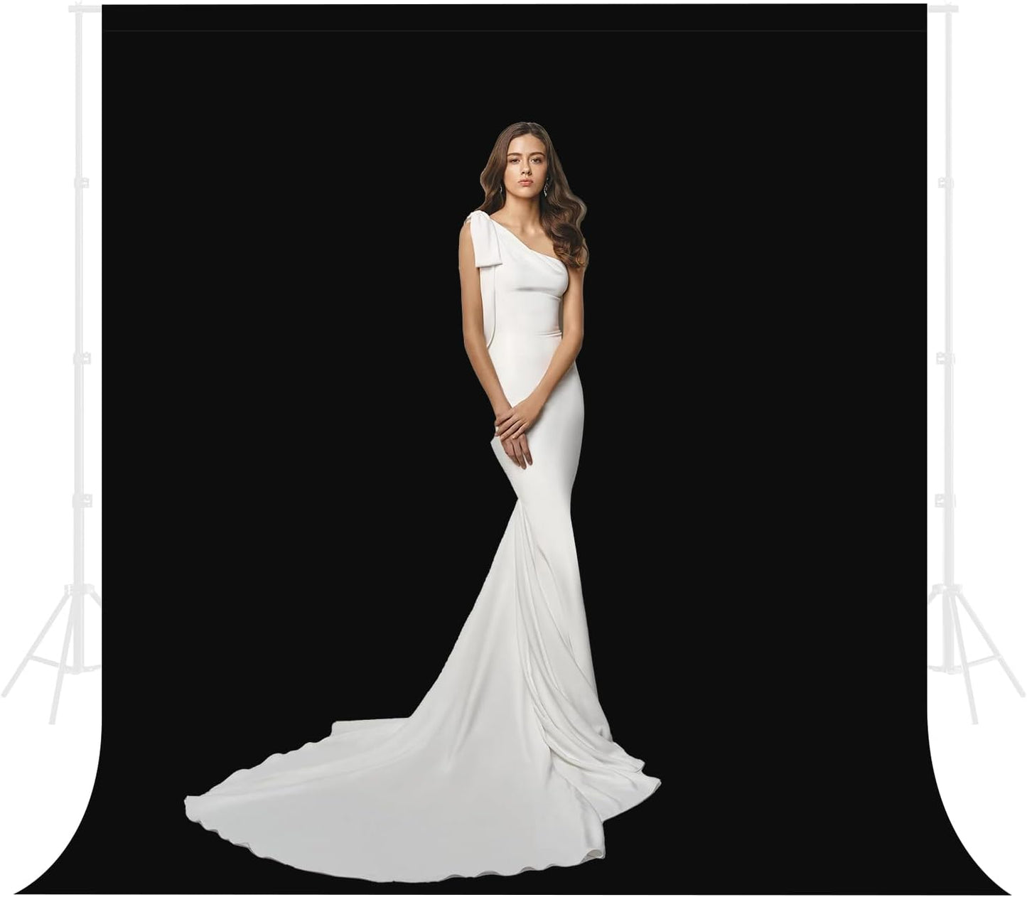 Ximaoy 5 6.5 Black Backdrop for Photography x Ft,Black Background Sheet for Photography,Photo Backdrop Curtain