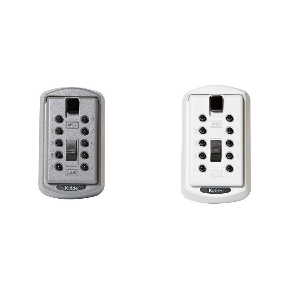 Kidde AccessPoint KeySafe Original Slimline Push Button Combination Permanent Key Lock Boxes, 2-Key (2 pack)