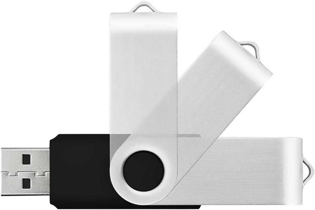 Aiibe 32GB 2.0 USB Flash Drive Memory Stick Thumb Drive USB Black