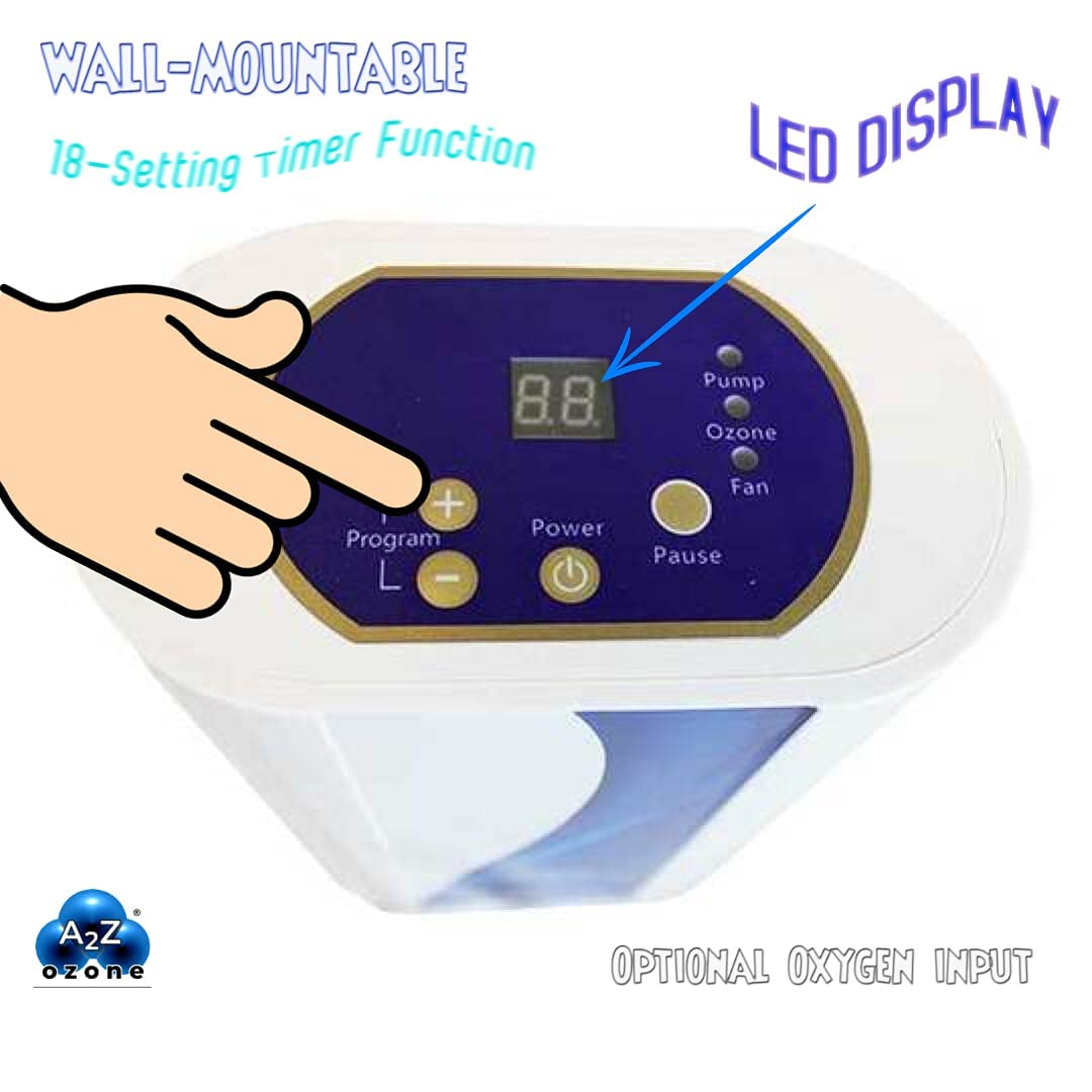 A2Z Aqua-8 Ozone Generator | 800 mg/h w/Oxygen Hookup | Reduce Bacteria