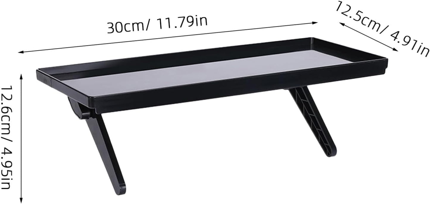 Desktop Organizer Monitor Shelf - Stylish TV Riser and Storage Bracket