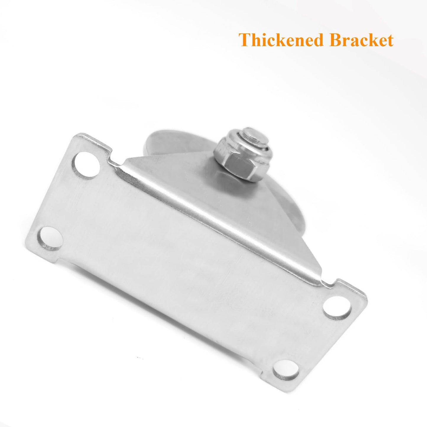 Stainless Steel U Groove Roller Gate Track Roller Heavy Duty Sliding Gate Wheels Double Bearing Garage Door Pulley Solid Bracket Plate Casters for Rolling Gate Industrial Machines