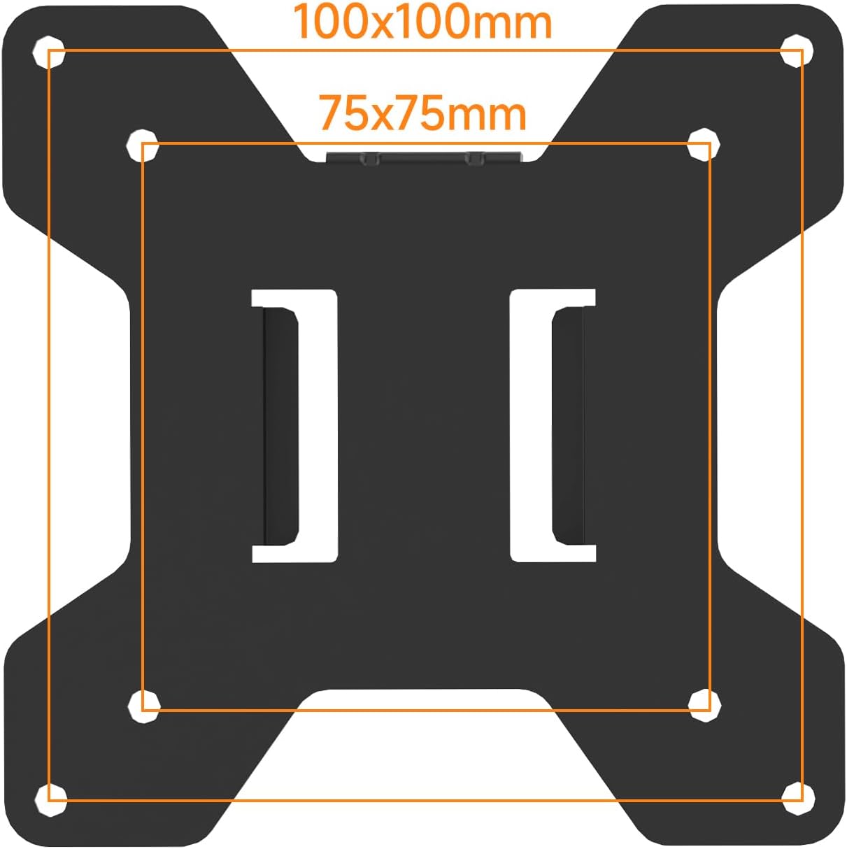 suptek 75x75 100x100,2 Pack(MD6MB-2) Monitor Mounting Plate for Monitor Computer Mounting System