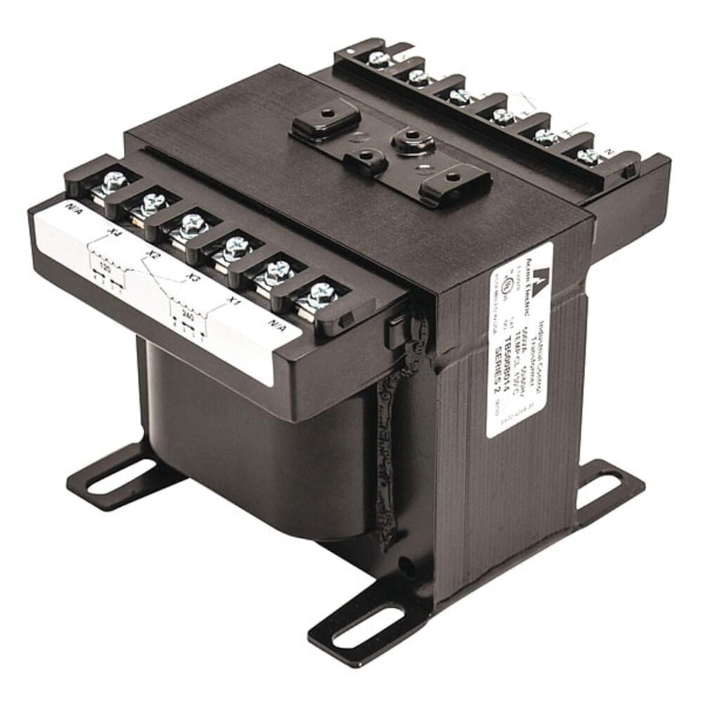 Industrial Control Transformer .750 kVA, 240 X 480 Primary Volts - 120 X 240 Secondary Volts, Factory Installed integrally Mounted 2-Pole Primary Block