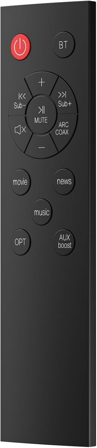 RIOWOIS Saiyin Remote Control Replacement for Soundbar(Upgrade)