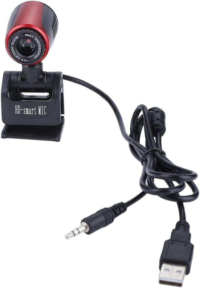 Mugast 16MP 360 60 USB Webcam with Microphone, Web Camera with Rotation of Horizontal and Vertical for Both Laptop