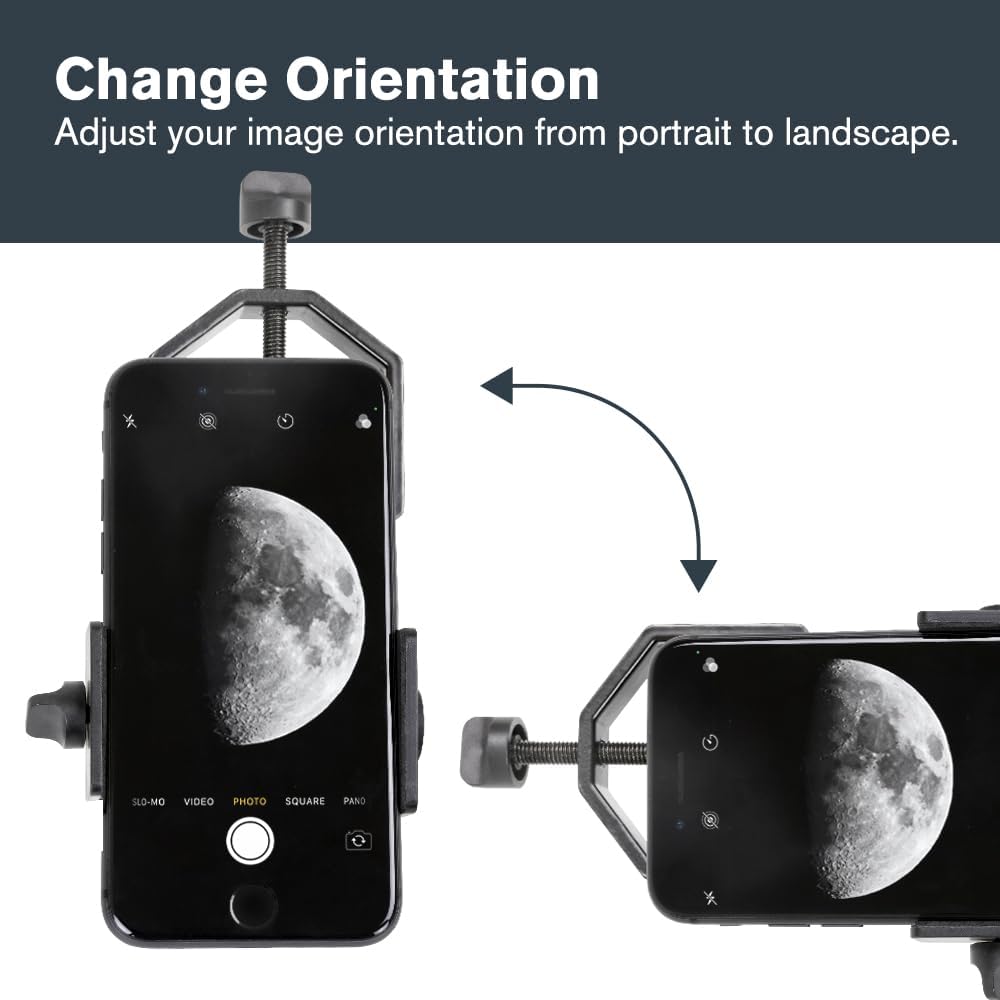 Celestron Smartphone Adapter for Telescope, Binoculars & Spotting Scopes Capture Images & Video Through Your Optics
