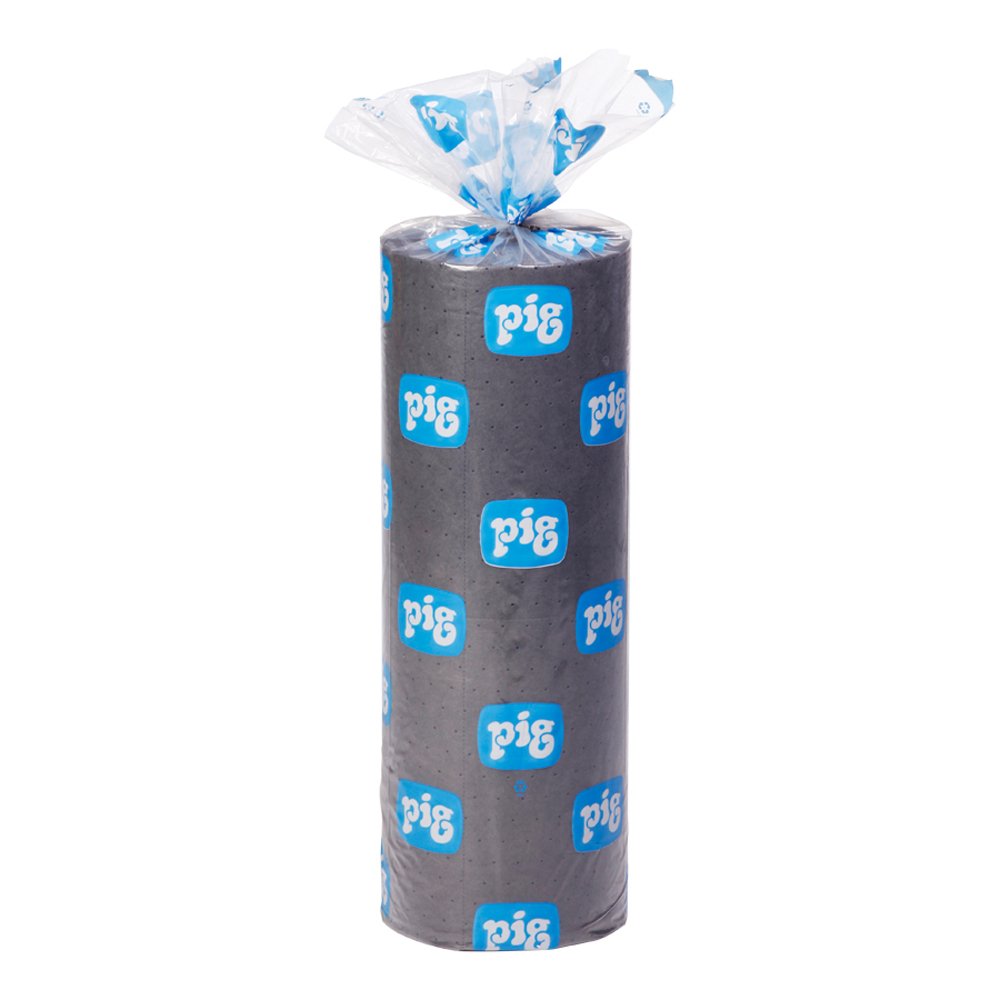 PIG Absorbent Mat Roll | 30" W x 150' L | Lightweight Mat Roll | Absorbs up to 20.1 Gallons per Roll | MAT137
