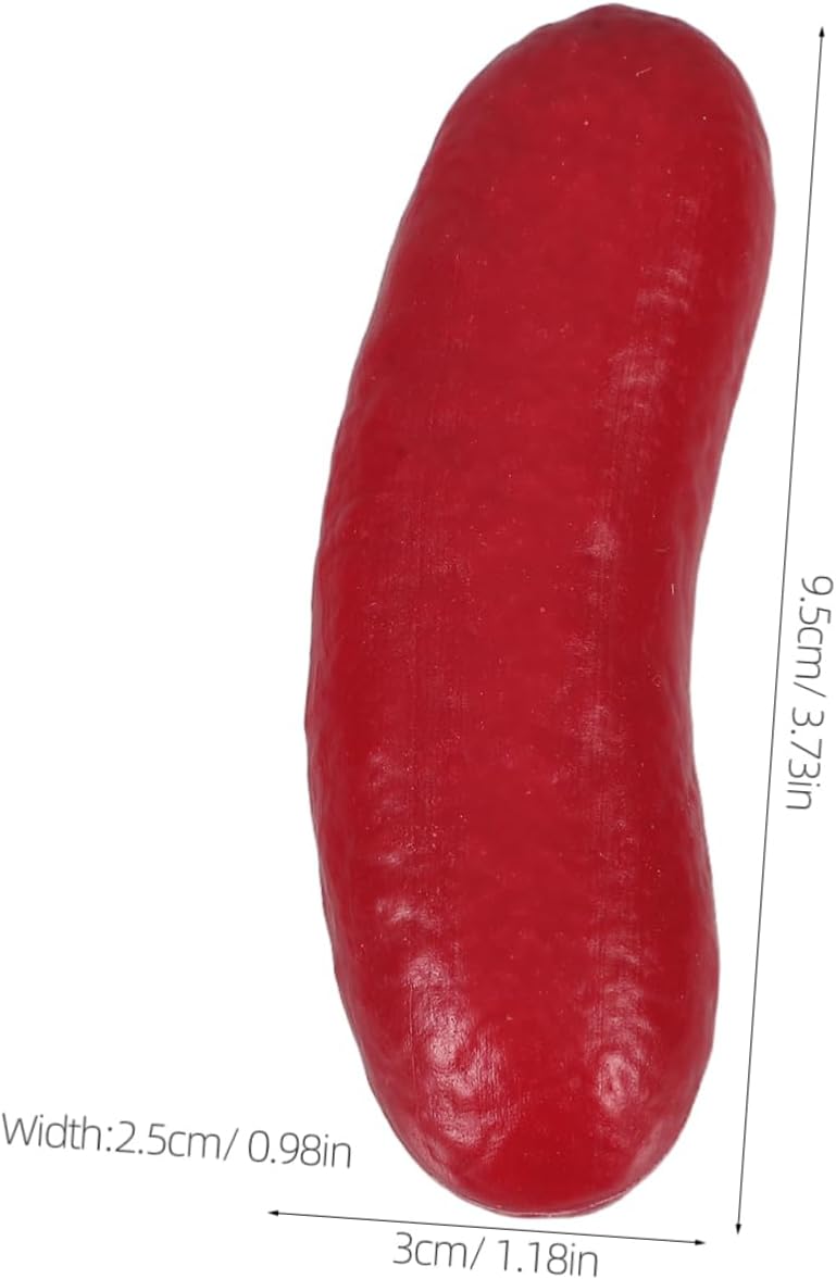 10 Pack HEALLILY Artificial Hot Dog Models Realistic Hollow Sausage Props for Food Photography Kitchen Display
