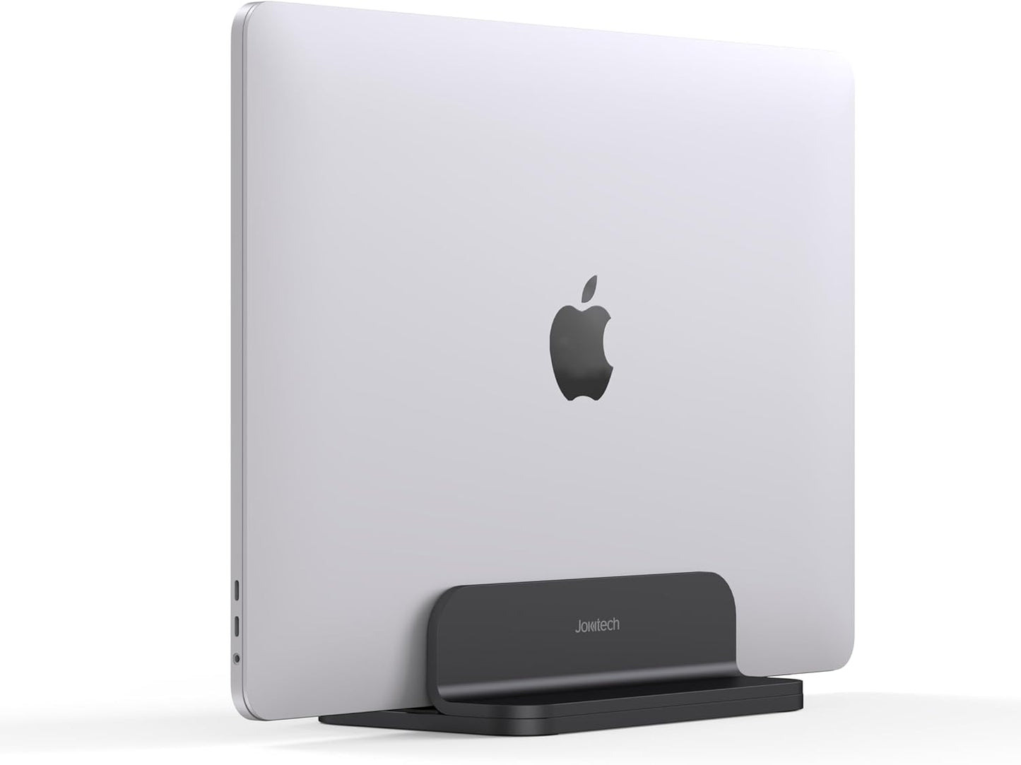 JOKItech Aluminum Laptop Vertical Stand Organizer, Sturdy Laptop Computer Holder Desktop Stand Compatible with new