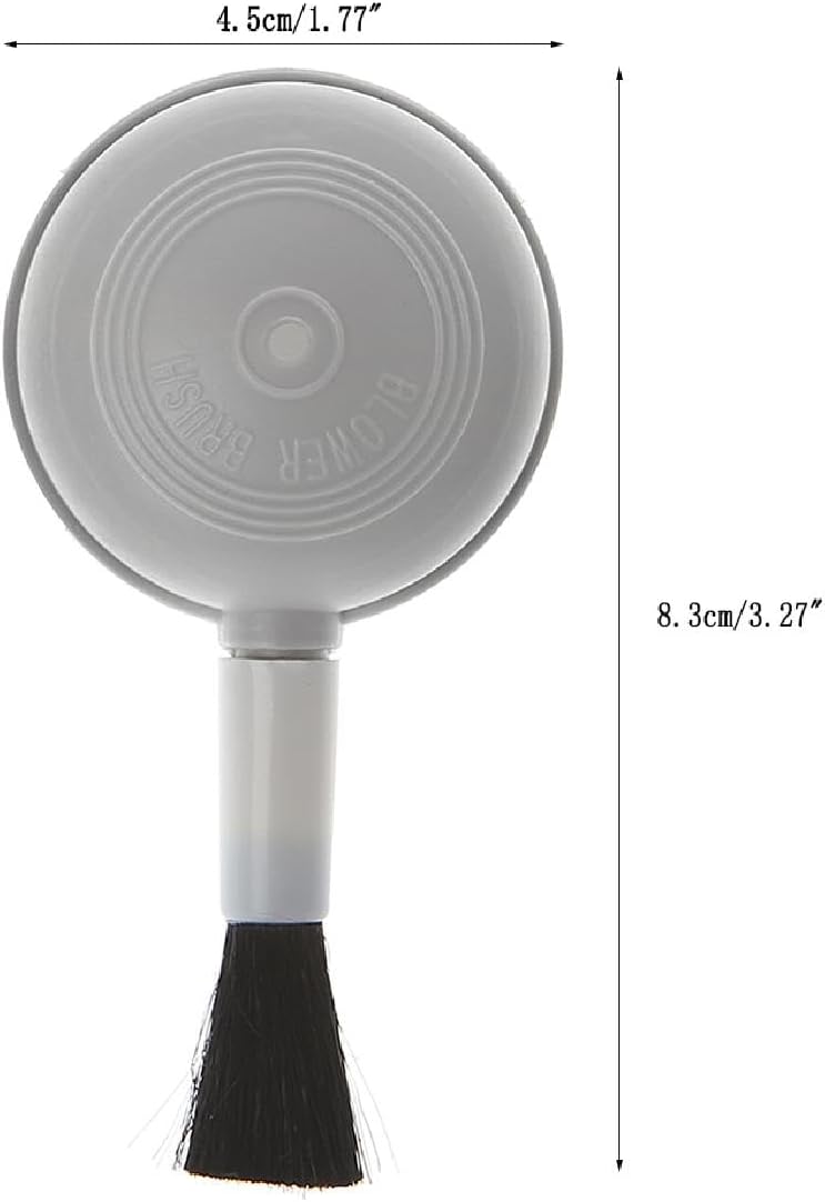 MLYCZONW 2 1 in Air Blower Brush, Removable Camera Lens Cleaning Tool with Soft Brush, Dust Remover