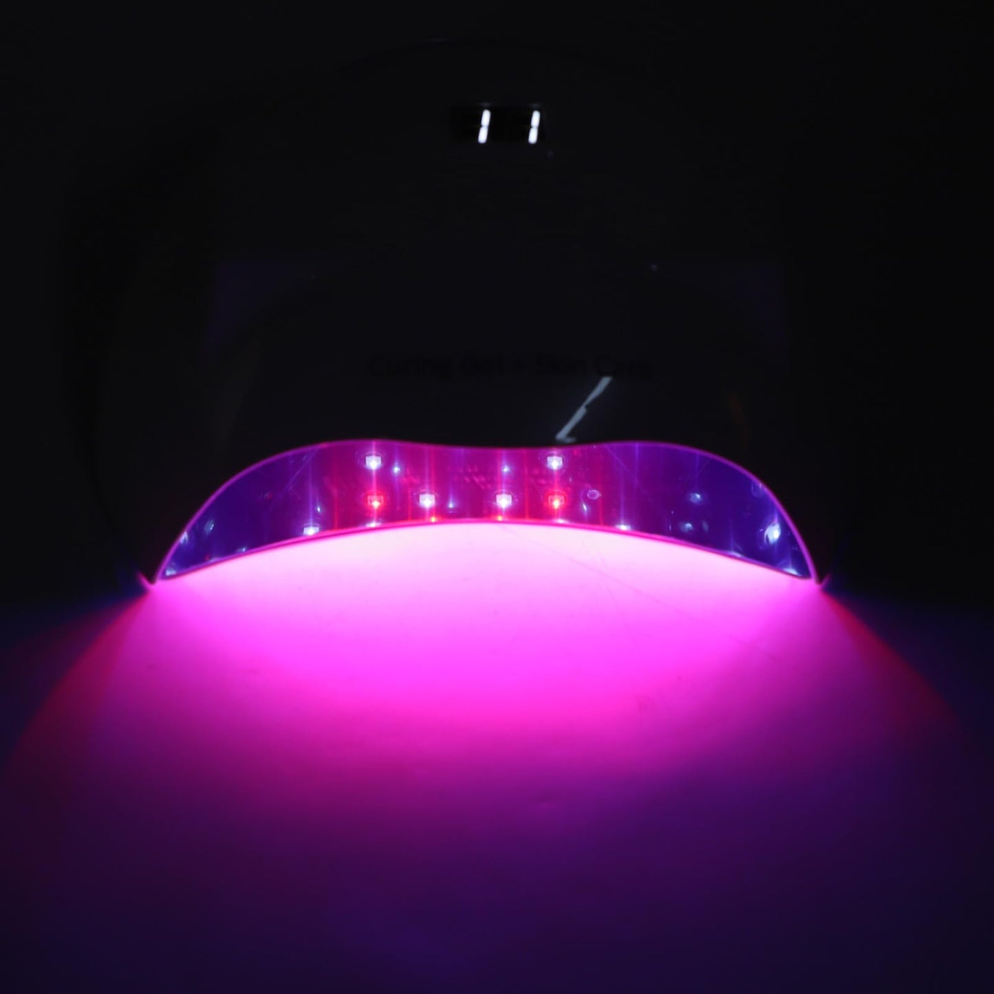 Yoidesu 66W LED Nail Lamp, Light for Gel Nails, 3 Timers Nail Lamp Professional Nail Light with Dual LED Light Source 51pcs Light Beads (US Plug 110‑230V)