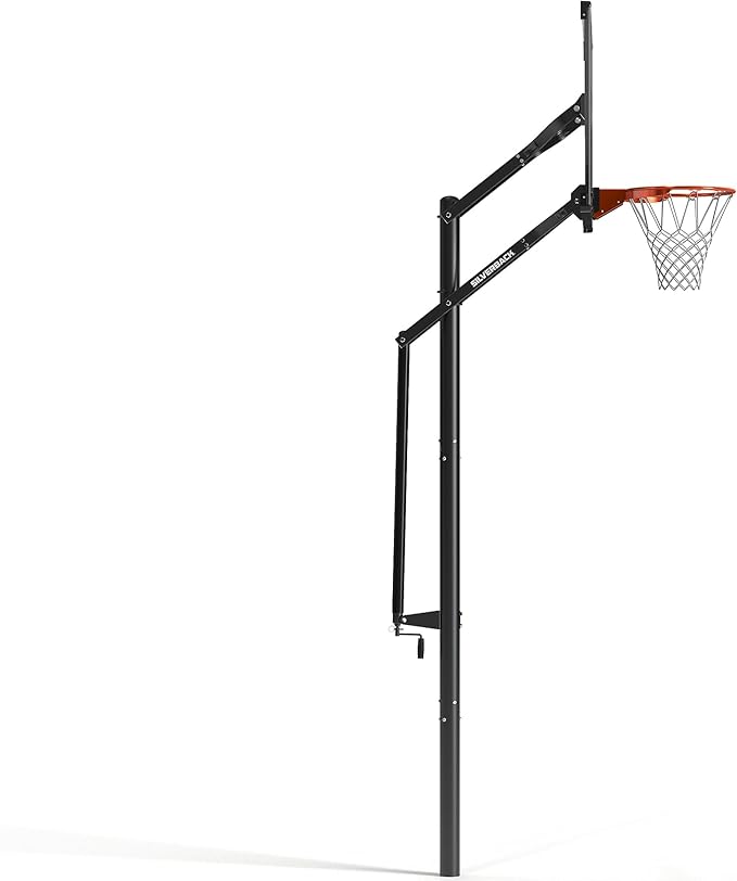 Silverback NXT 54" and NXT 60" In-Ground Basketball Hoops with Adjustable-Height Basketball Goal Backboard and QuickPlay Design