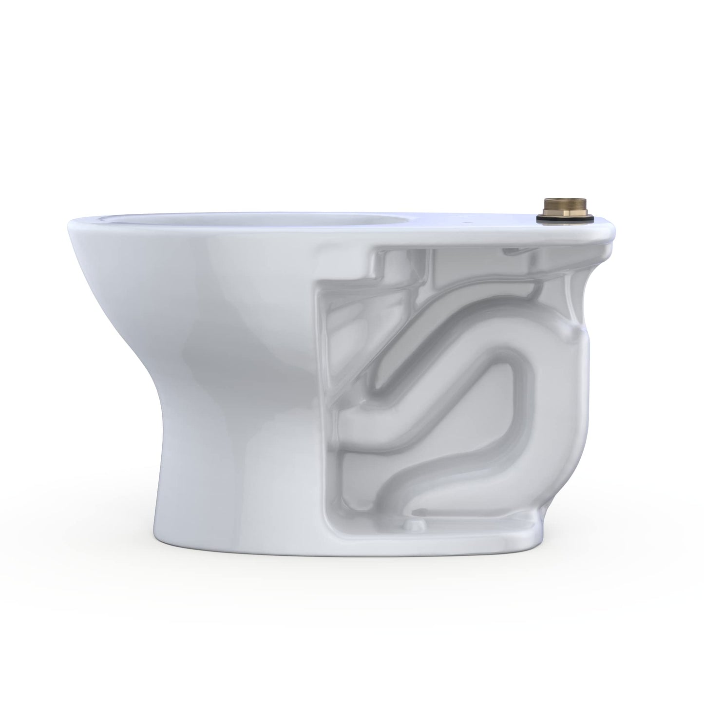 TOTO® TORNADO FLUSH® Commercial Flushometer Floor-Mounted Toilet, Elongated, Cotton White - CT725CU#01