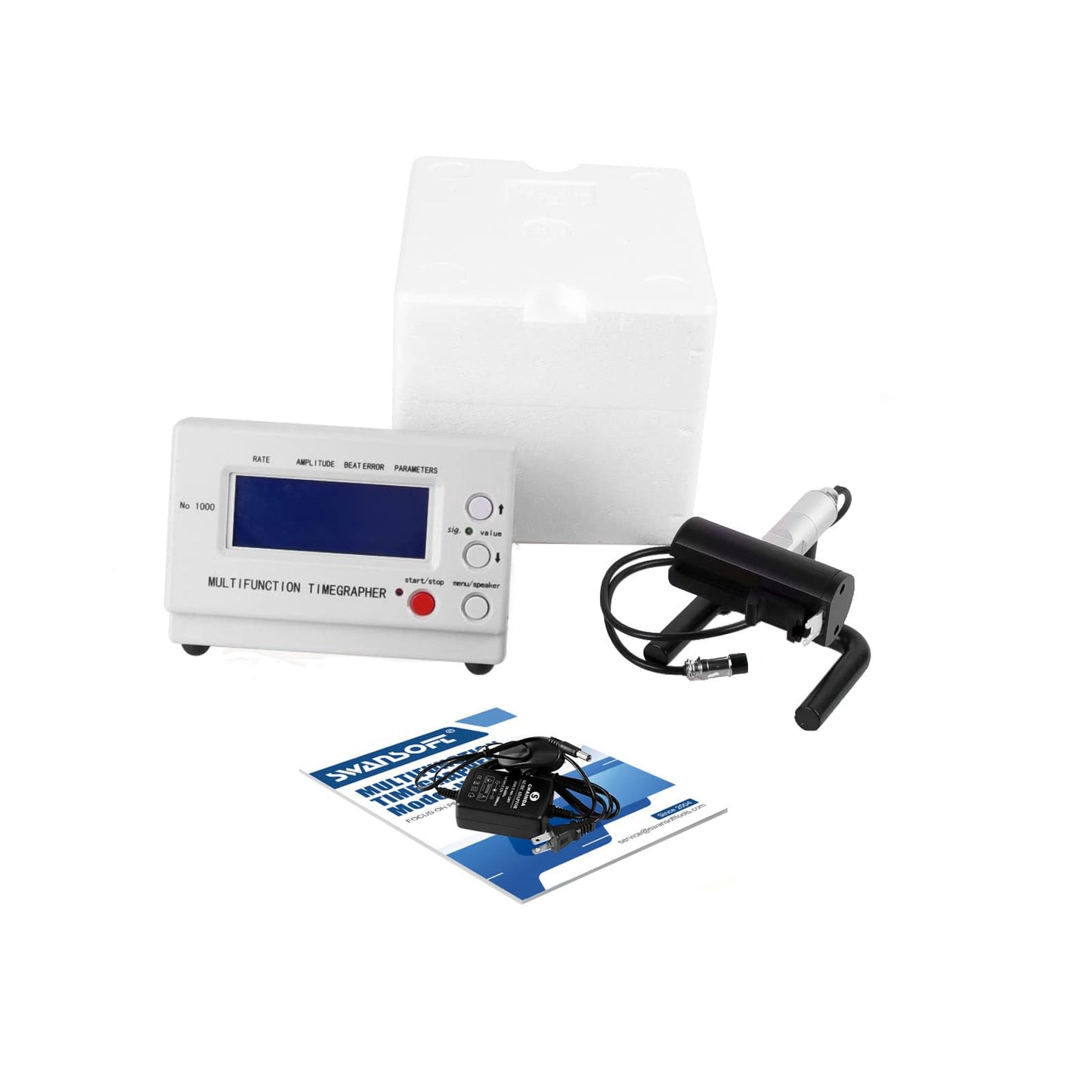 SWANSOFT Timegrapher No.1000, Multifunctional Watch Tester, Watch Timing Machine for Watchmaker, Watch Enthusiast, Calibration Tool for Mechanical Watches