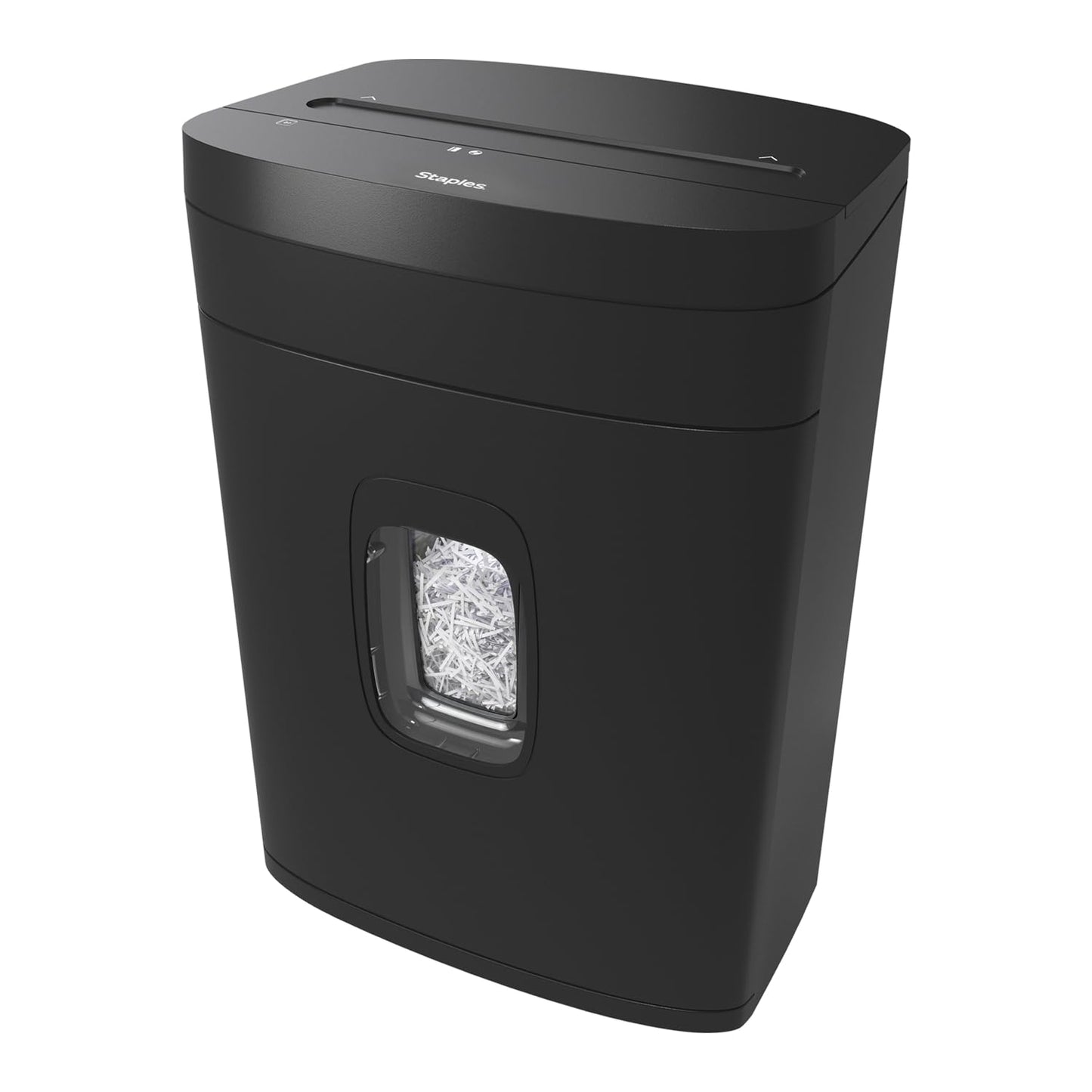 Staples 12-Sheet Micro-Cut Paper Shredder, High-Security, Shreds Credit Cards, for Home & Office, Anti-Jam, Black