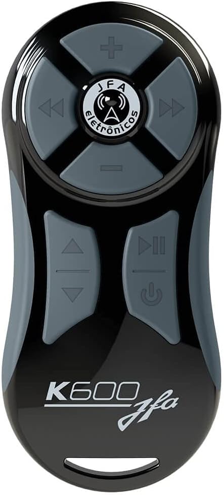 JFA K600BKGRY 600 Electronics Long Distance Remote Control up to Meters or More Pro Car Audio Systems Gray Black