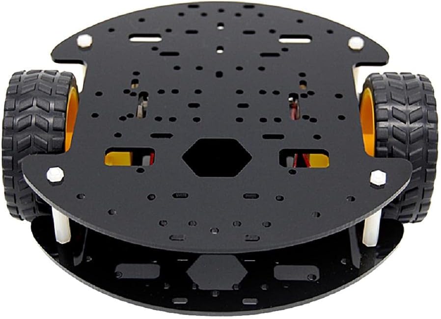 Xiaojikuaipao 2 Robot Car Chassis ??Encoder Round DIY Kit with ??Encoder