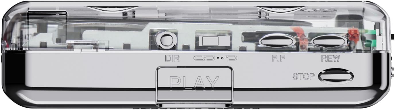 Cassette Cassette Tape-to-MP3 Cassette Docooler Player, Auto Reverse Clear Stereo Player, Converter Recorder via PC