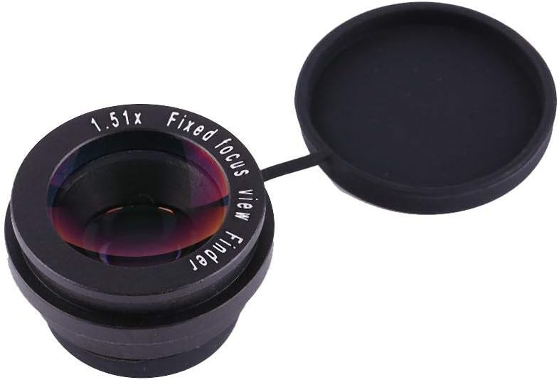 1.5X 6 EBTOOLS Fixed Focus Viewfinder, Eyepiece Magnifier Eyecup for DSLR Camera with Magnifier Mounting Bases Also