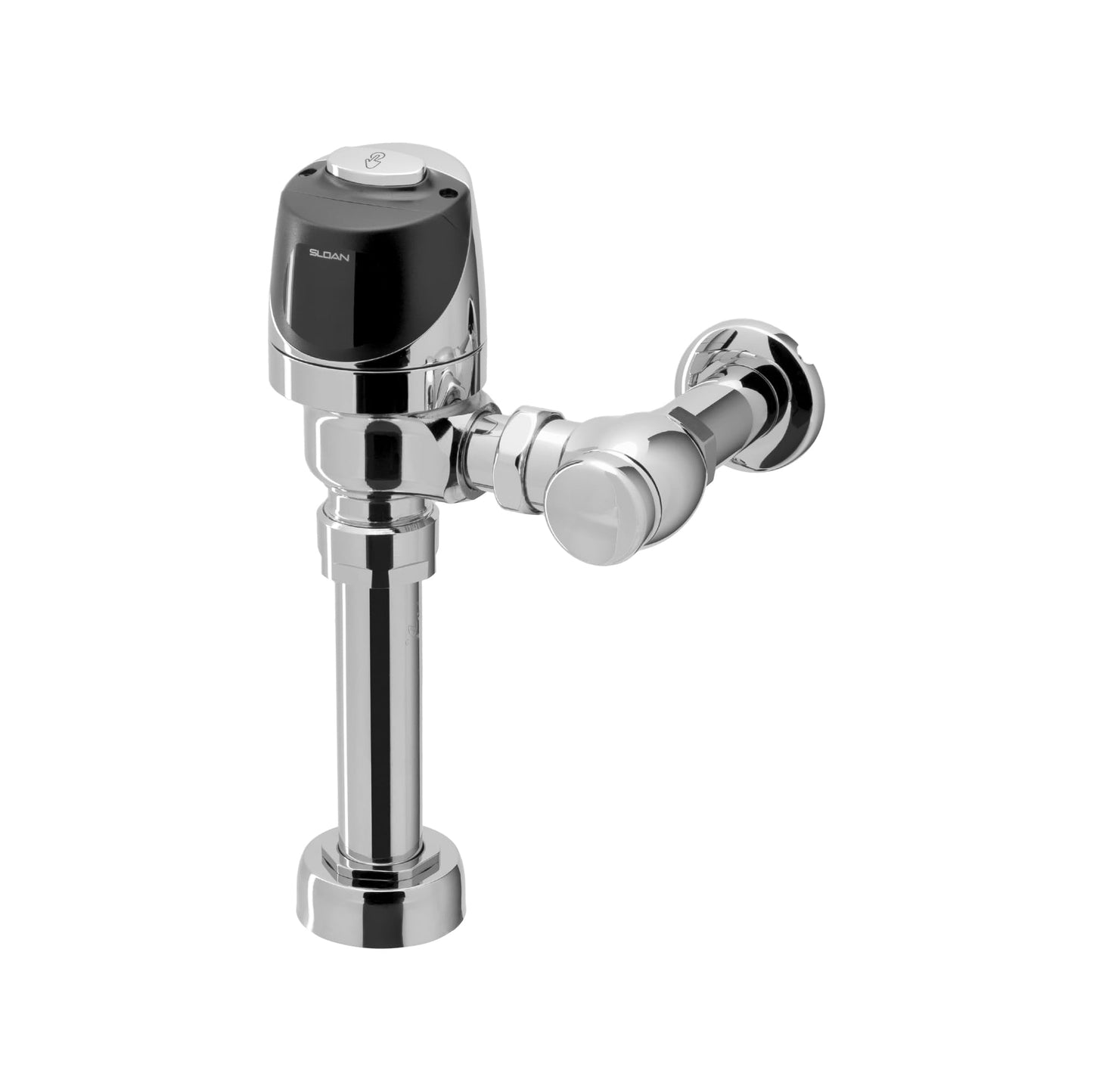 Sloan G2 Optima Plus 8110 Exposed Sensor Water Closet Flushometer, 3.5 GPF Flush Valve - Single Flush, Fixture Connection Top Spud, Battery Powered Infrared Sensor, Polished Chrome Finish, 3250404