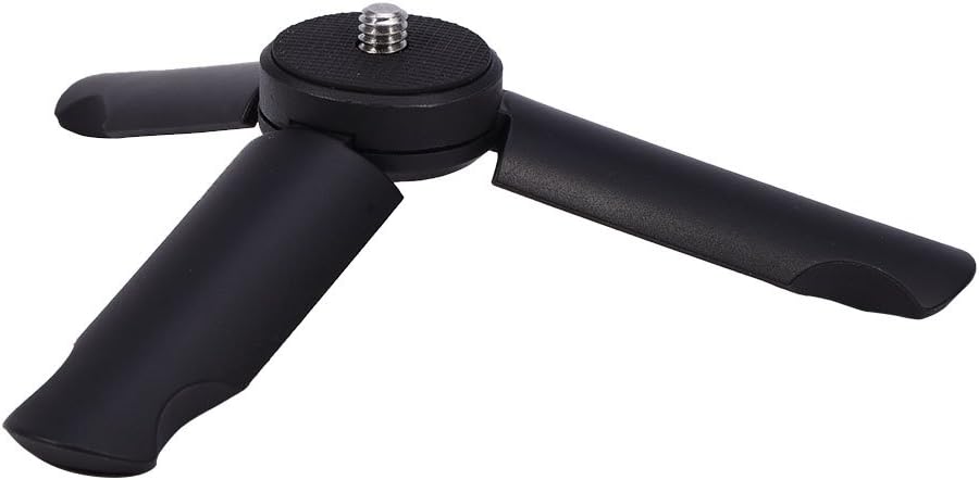CCYLEZ Camera Tripod Stand Mount, Compact Desktop Tabletop Stand Mini Tripod Black, Portable Mini Tripod Stand Mount