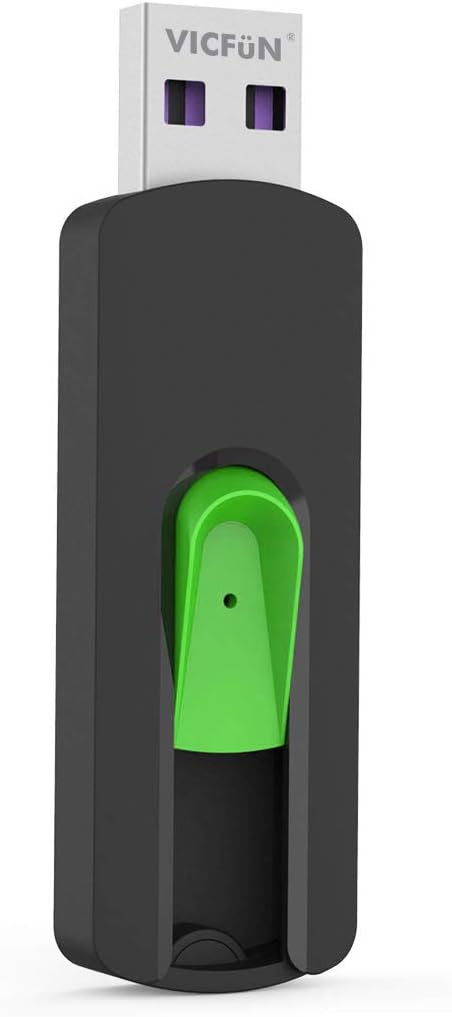 VICFUN 10 Pack 128MB 2.0 128MB, Pack USB Flash Drives USB Flash Drive Slide Retractable USB Memory Stick Multi-Color