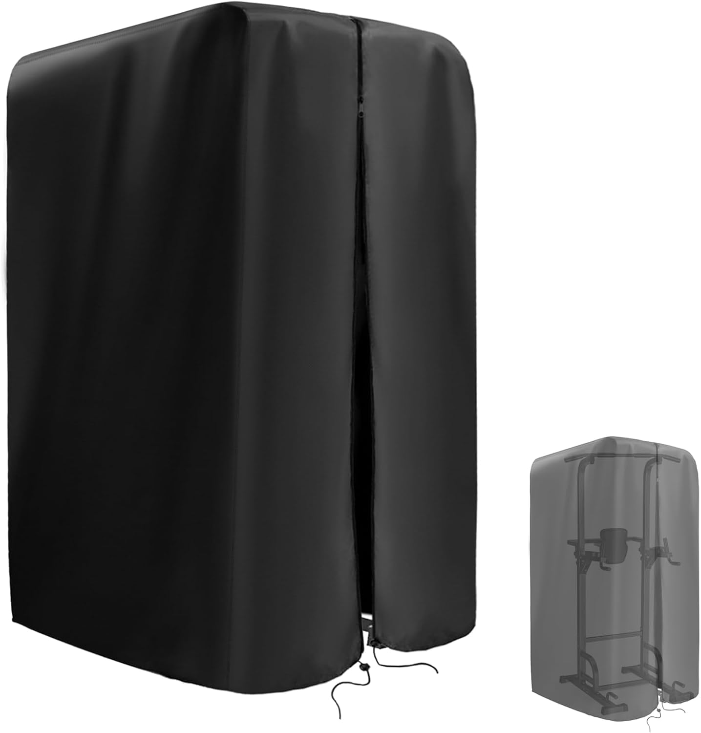 Kingling Pull Up Bar Station Cover, Pull Up Bar Stand Cover for Power Tower Home Strength Training Dip Stands Waterproof & Dustproof Protective Accessory - 38"L x 30"Wx 88"H