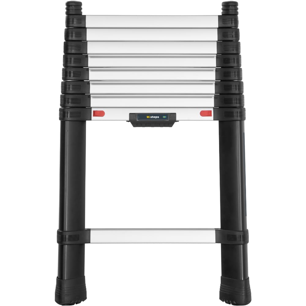 W.Steps Prime 9.5 FT | Telescopic Extension Ladder, ANSI Type 1A Certified
