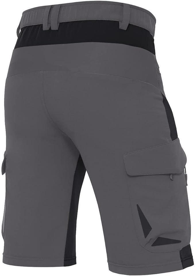 XKTTAC Men's Outdoor Quick Dry Lightweight Stretchy Shorts for Hiking, Tactical, Camping, Travel with 6 Pockets