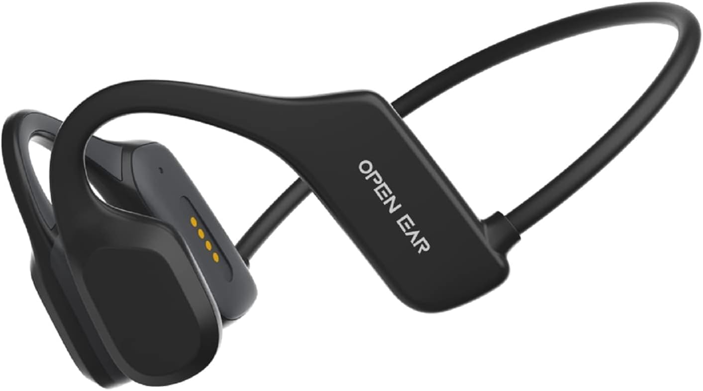 Set Bone Conduction Headphones Head Bluetooth Sport Open Ear Headphones Wireless Bluetooth Cycling Ear Bone Headphones