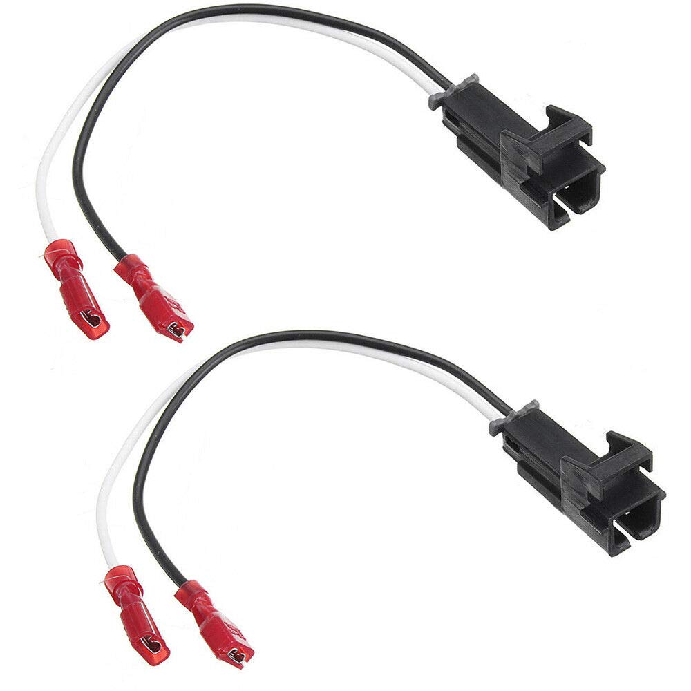 MUEYTE 2 Pack 72-4568 Car Speaker Wire Adapter Wiring Harness for General Motors GMC Buick Chevy Cadillac Silverado