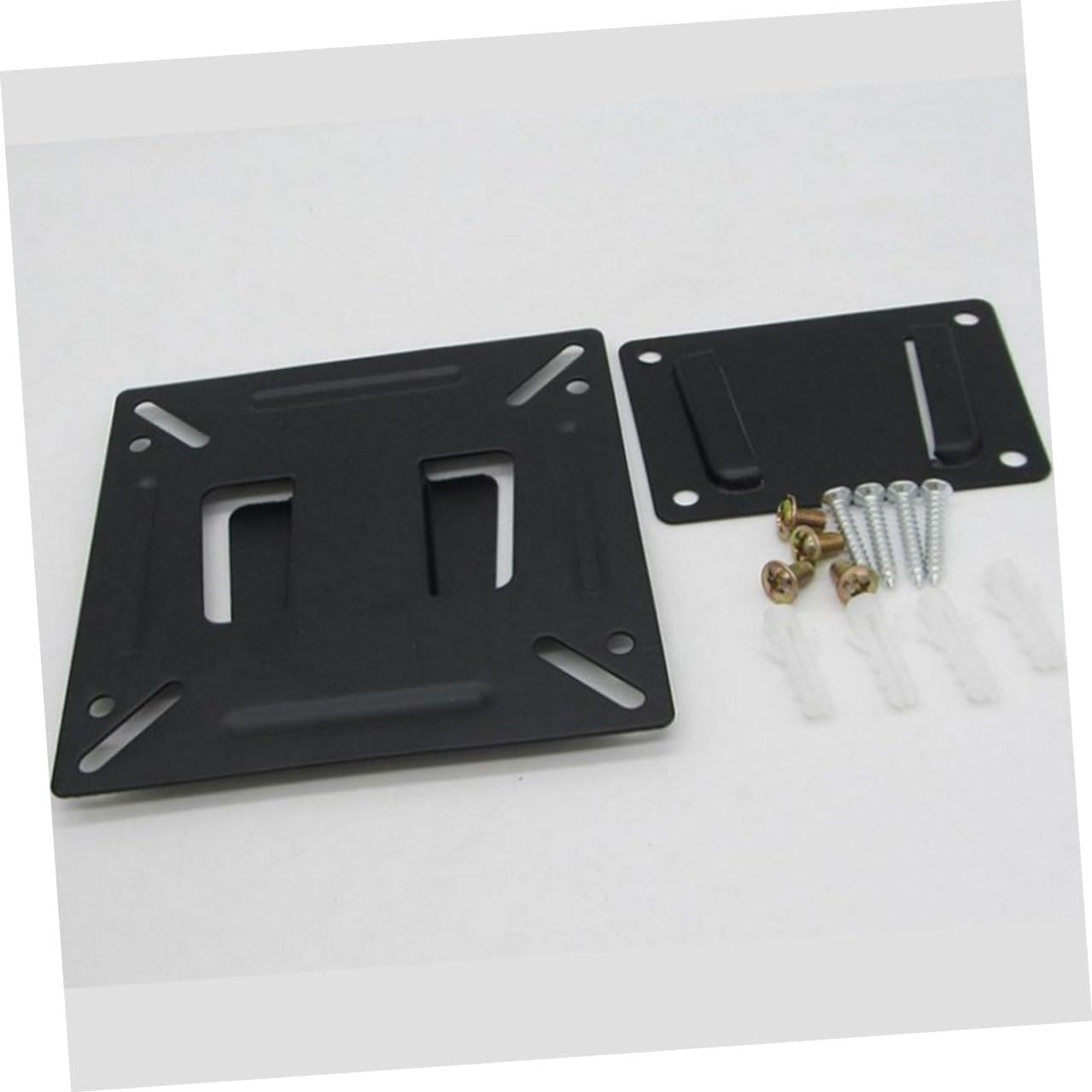 COHEALI 3pcs 14-24 Inch LCD Tv Wall Mount Brackets Metal Fixed Stand Holder for Flat Screen Displays Home Office Hotel