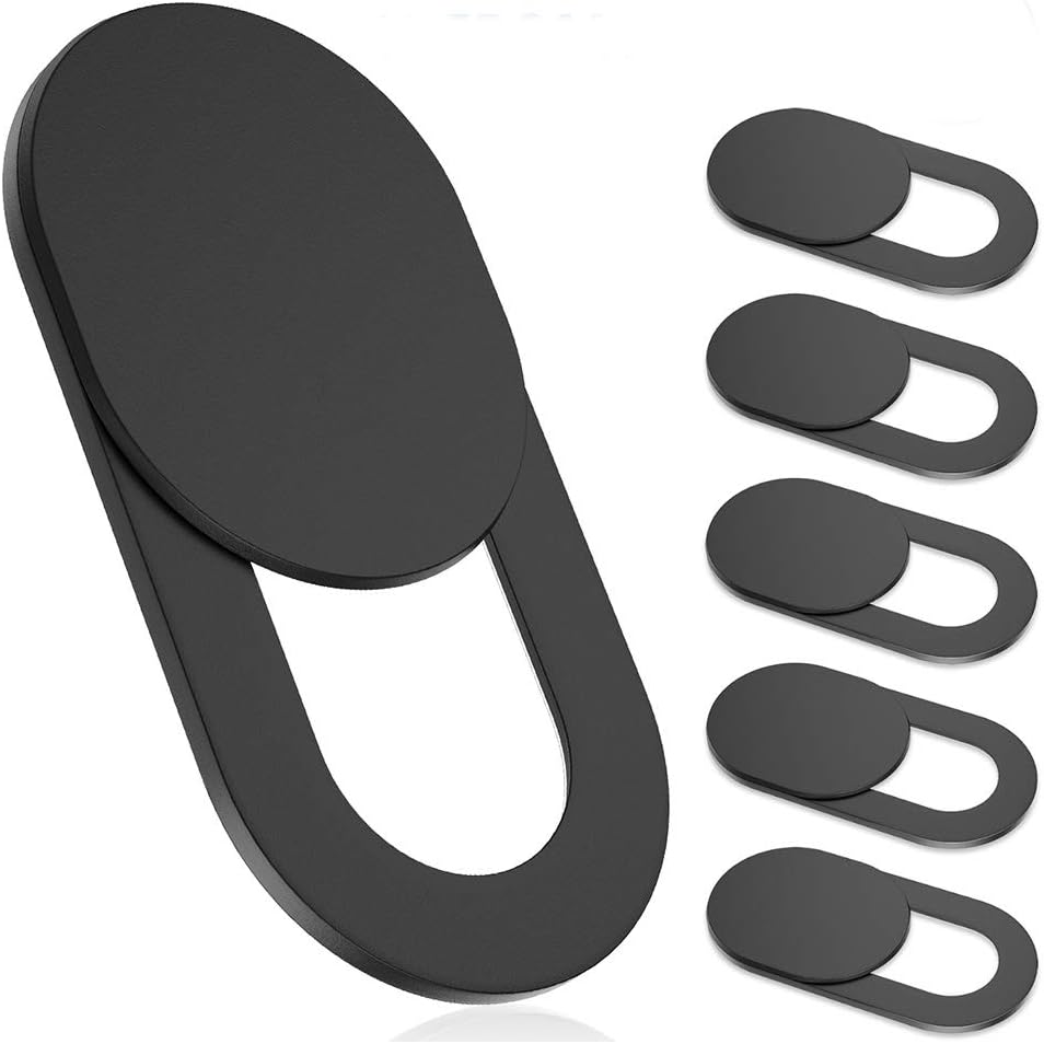 Toojcc [6 Pack]Ultra-Thin 6/7/8 Plus.0.022in Webcam Cover Slide, - Web Camera Cover for Laptops, PC,Computer and Apple