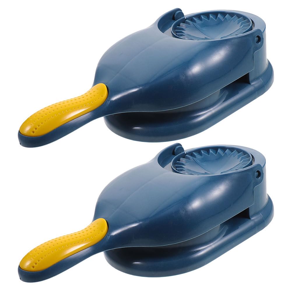 Ciieeo Dumpling Presser 2-Pack Multi-Use Dough Press and Dumpling Wrapper Maker with Ergonomic Handles 10.62X4.52X2.75In Kitchen Tool for Handmade Dumplings and Wontons