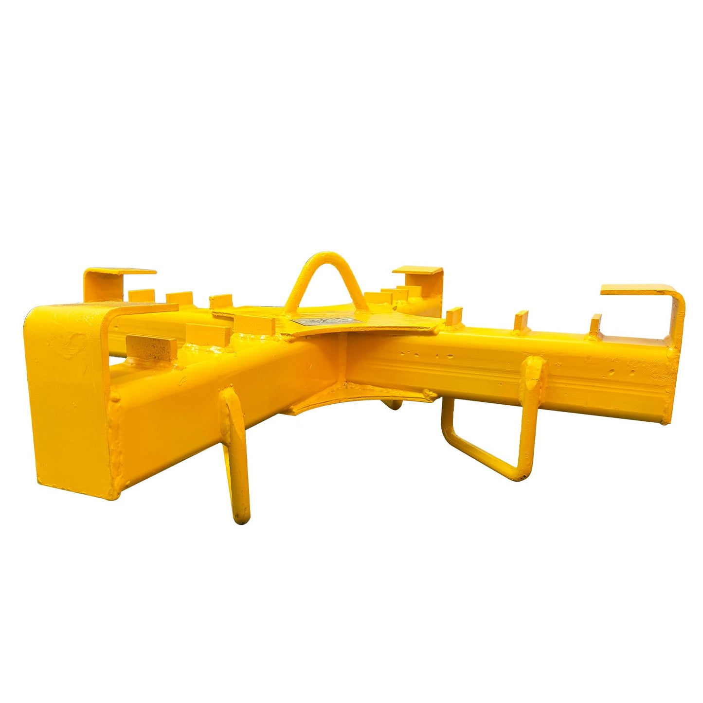 WYDDDARY Industrial Forklift Hoist 4409LB(2T) Capacity Bulk Bag Steel Lifter Cross Type Lifting Beam 40.2" Length 4-Point Ton Bag Spreader