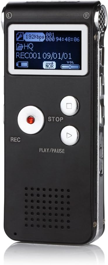 Century Accessory 8GB 650HR MP3 Digital Audio Voice Recorder Dictaphone Portable Player USB Drive