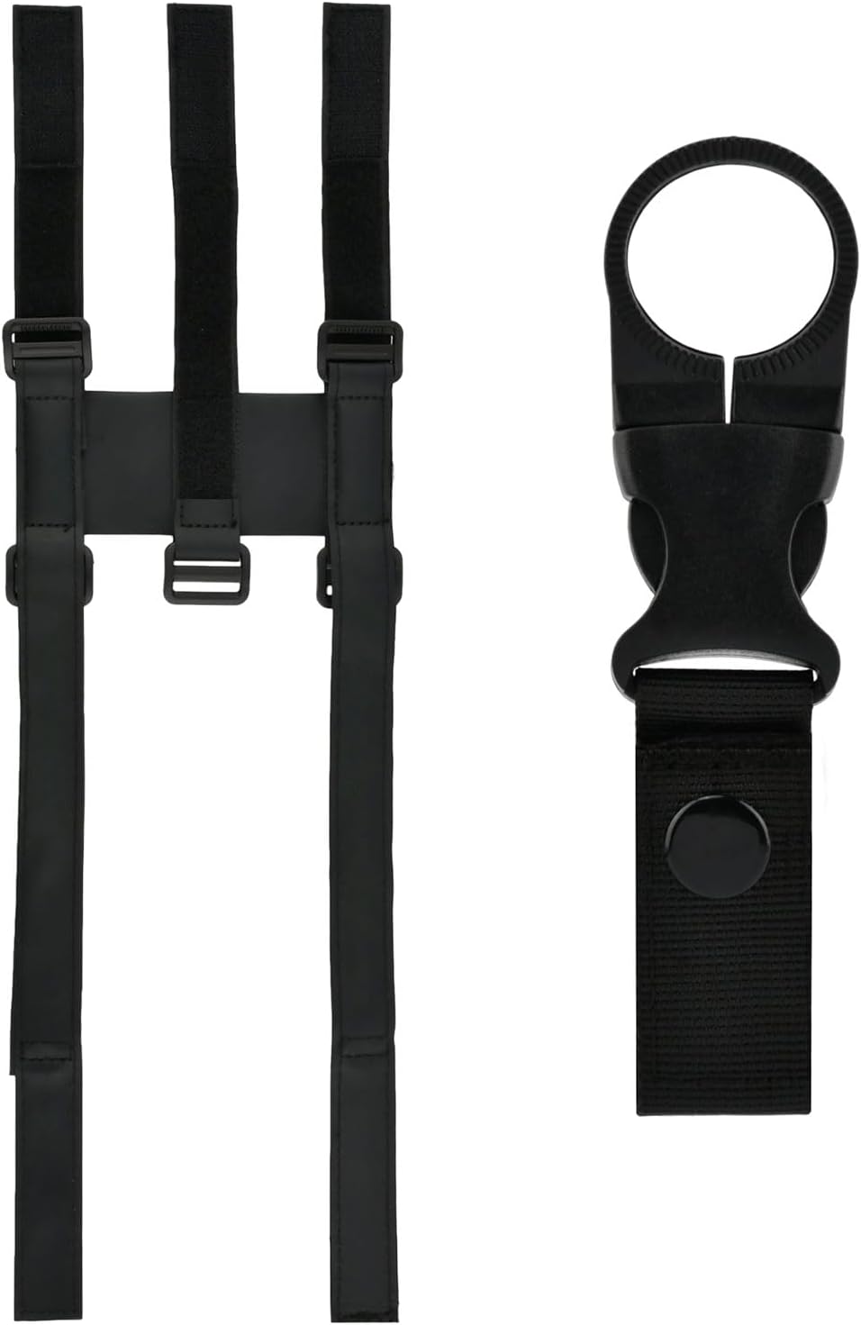 Lixternum Portable Speaker Mount for Bike, Waterproof Hook and Loop Fastener Strap Holder, Adjustable Strap Bike