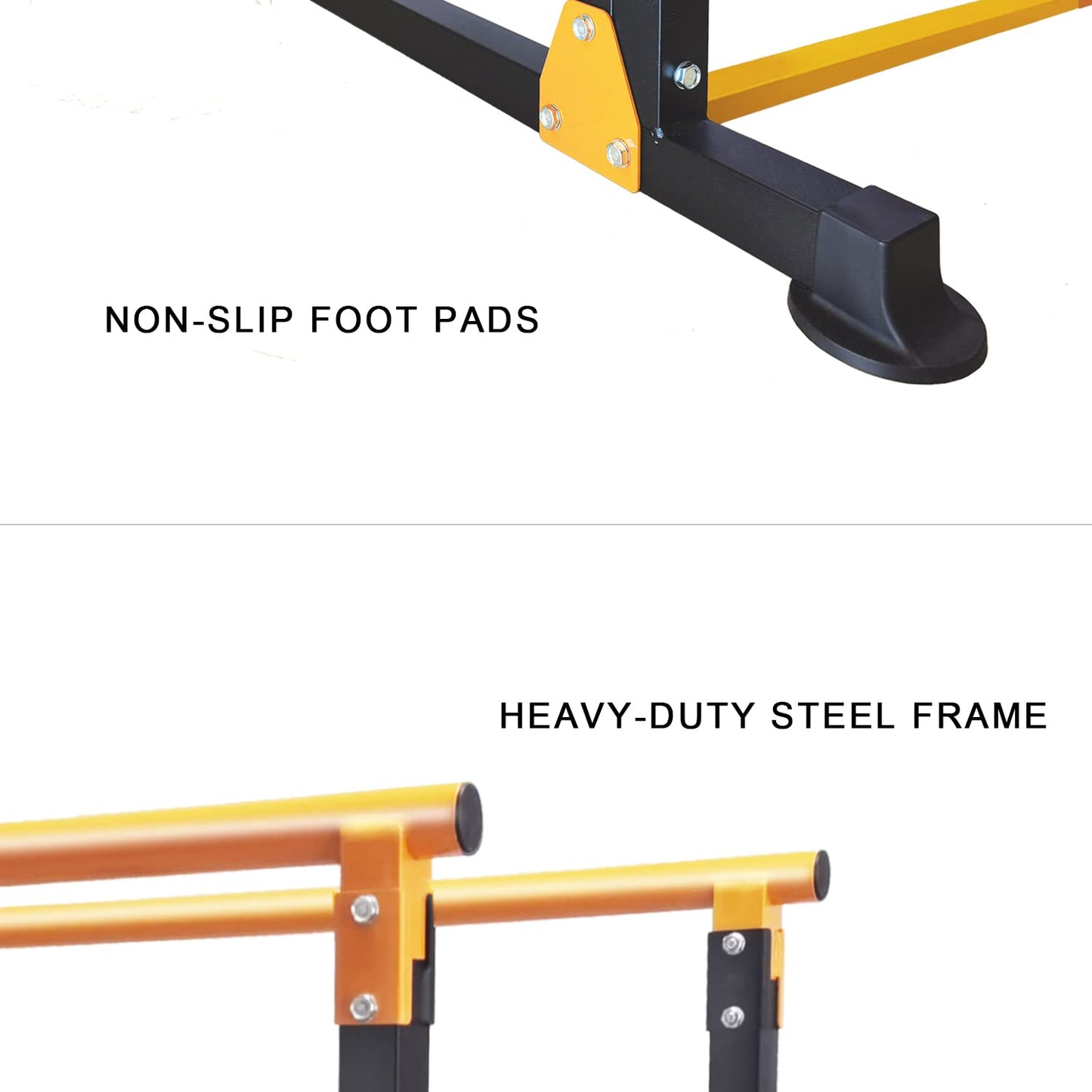 Cometofit Multi-Function Dip Stands Home Gym Parallel Bars Workout Dip Station Strength Training Fitness