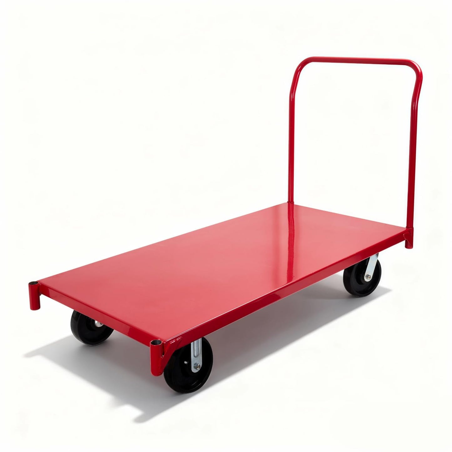 Platform Truck 48"x24" Flatbed Cart - 1,600lbs Load Capacity, 6" Phenolic Casters, Heavy Duty Dolly, Furniture Dolly, Utility Cart, Moving Cart, Carritos para Cargar Cosas