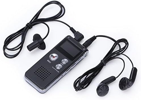Top Ten Ton 8GB 650HR MP3 Multifunctional Rechargeable Digital Audio Voice Recorder Dictaphone Player with Built