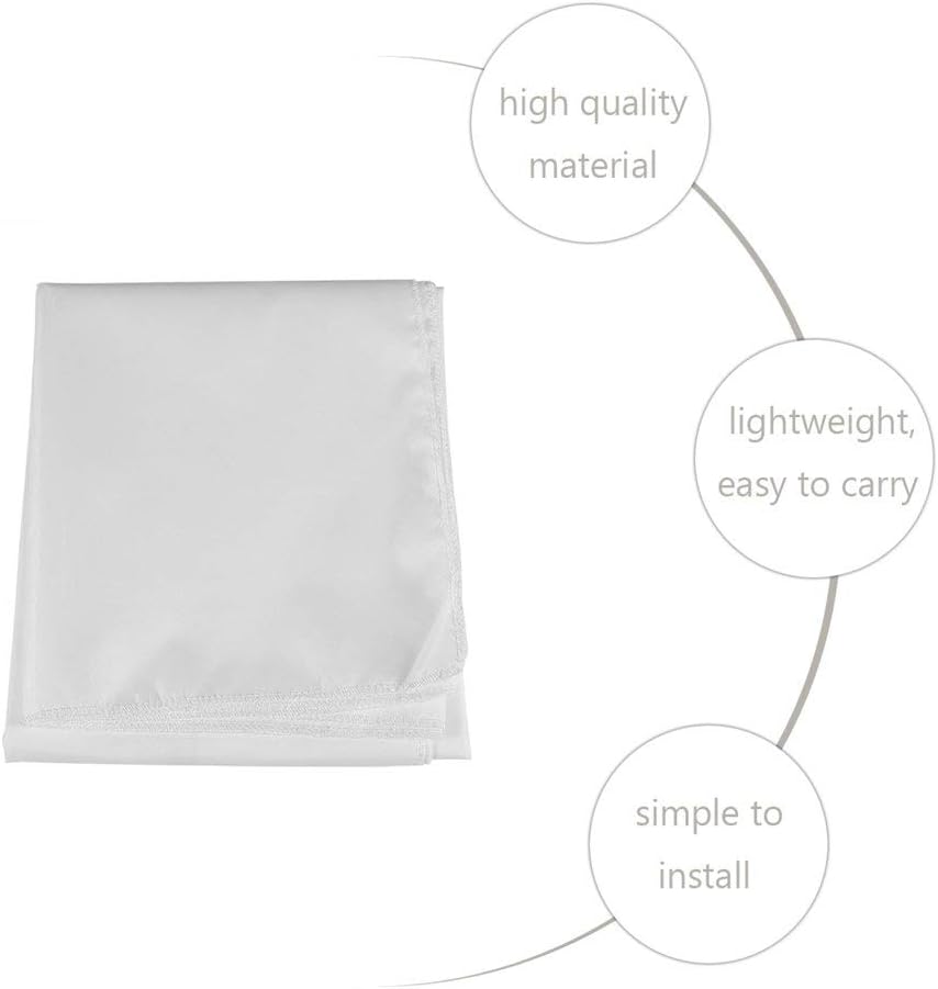 Zopsc 16:9 60-120 Inch Anti-Reflective(60inch) Portable Projection Screen White Synthetic Polyester Fabric Projector